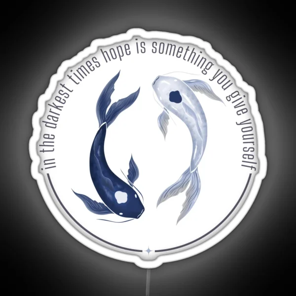 Hope Is Something You Give Yourself Avatar The Last RGB Neon Sign