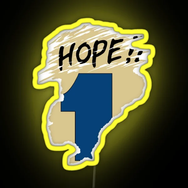 Hope Time Machine RGB Neon Sign