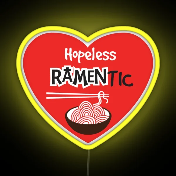 Hopeless Ramentic Ramen Noodle Lover Japanese RGB Neon Sign