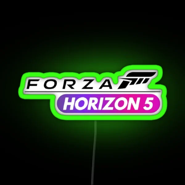 Horizon 5 RGB Neon Sign