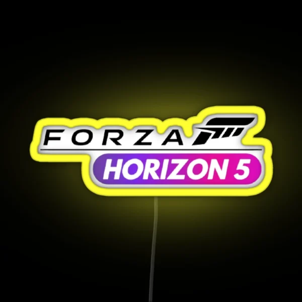 Horizon 5 RGB Neon Sign