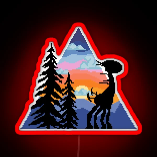 Horizon Zero Dawn Tallneck Sunset RGB Neon Sign