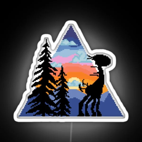 Horizon Zero Dawn Tallneck Sunset RGB Neon Sign