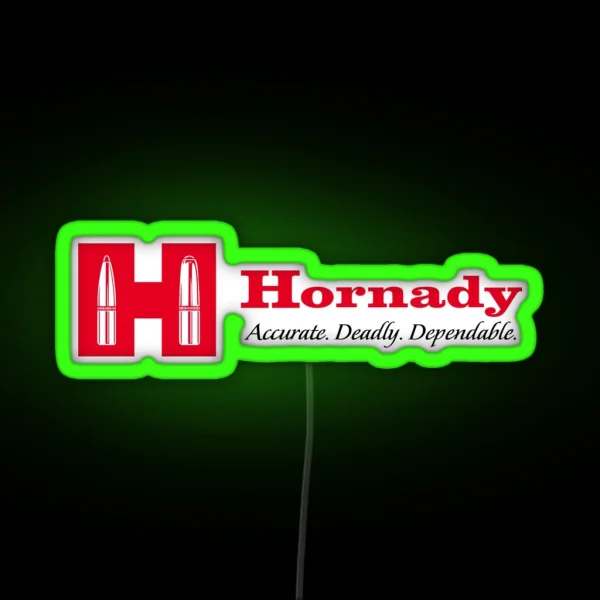 Hornady Manufacturing Company RGB Neon Sign