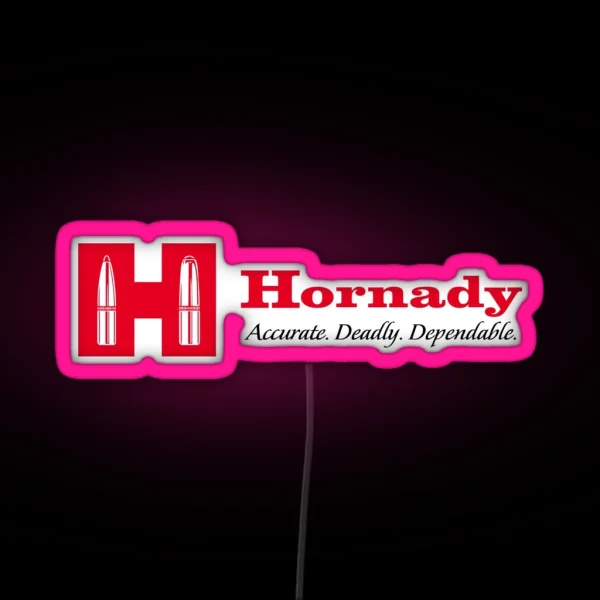 Hornady Manufacturing Company RGB Neon Sign