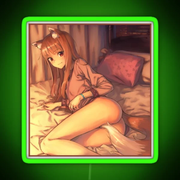 Horo Spice And Wolf RGB Neon Sign