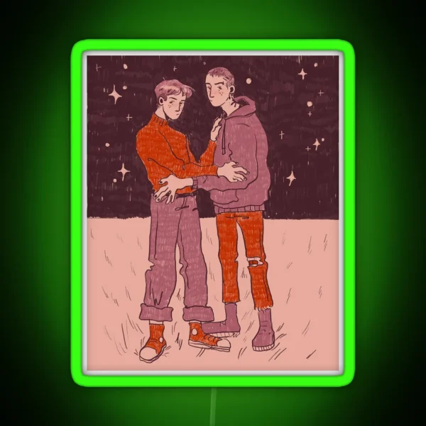 Horror Movie Twins RGB Neon Sign