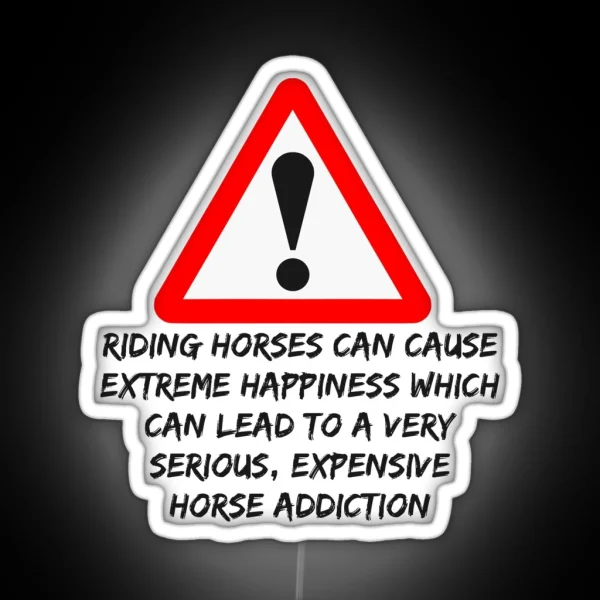 Horse Addiction RGB Neon Sign