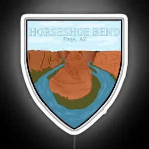 Horseshoe Bend RGB Neon Sign