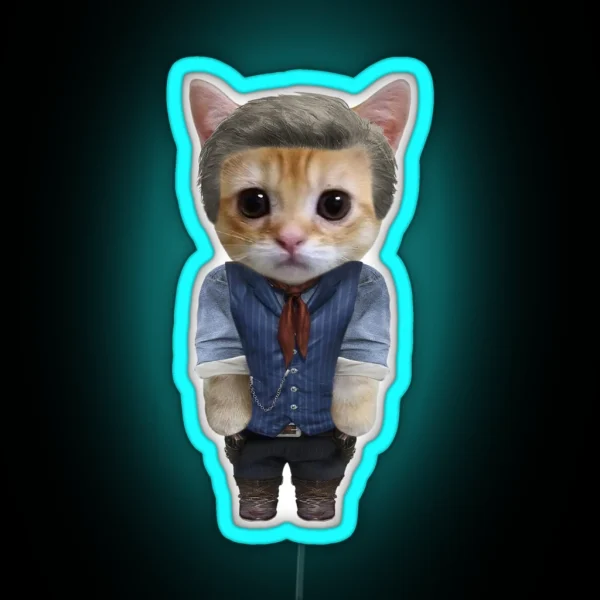 Hosea Matthews Kitty RGB Neon Sign