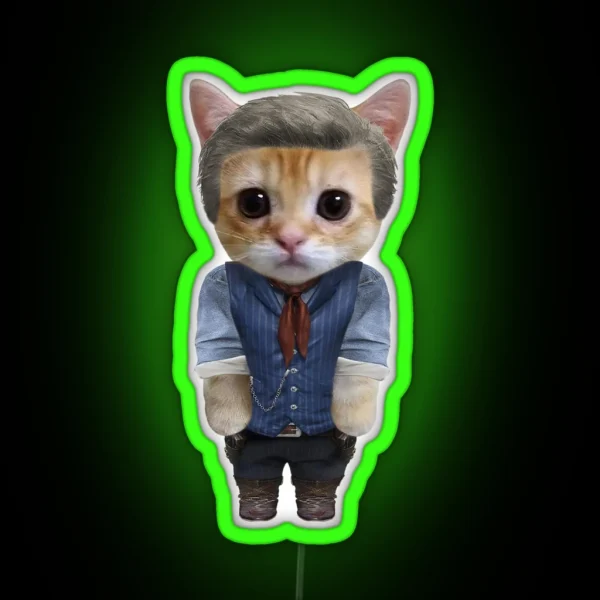 Hosea Matthews Kitty RGB Neon Sign