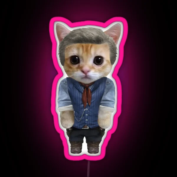 Hosea Matthews Kitty RGB Neon Sign