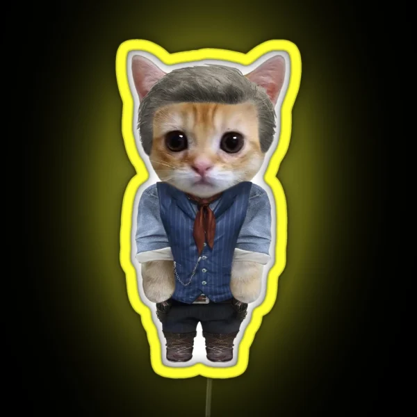 Hosea Matthews Kitty RGB Neon Sign