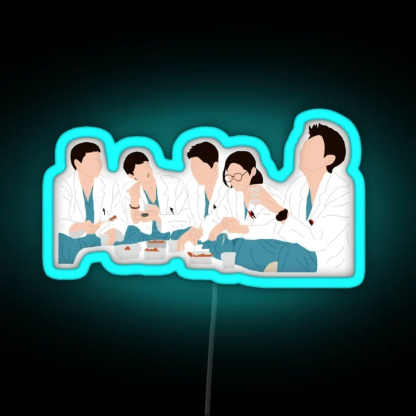Hospital Playlist Led RGB Neon Sign