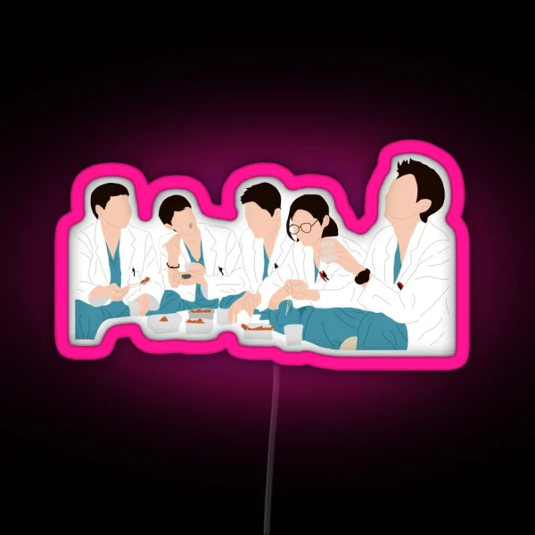 Hospital Playlist Led RGB Neon Sign