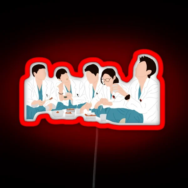 Hospital Playlist Led RGB Neon Sign