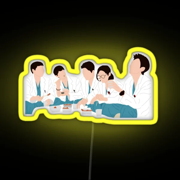 Hospital Playlist Led RGB Neon Sign