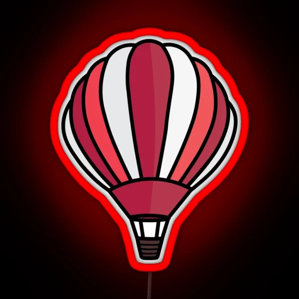 Hot Air Balloon RGB Neon Sign