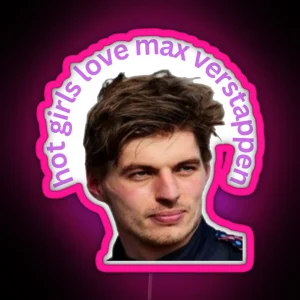 Hot Girls Love Max Verstappen Formula One RGB Neon Sign