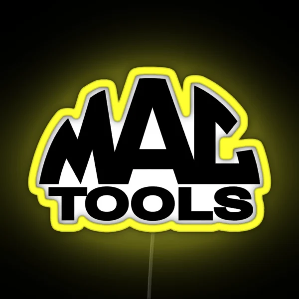 HOT New Mac Tools Mechanics Automotive Parts Racing RGB Neon Sign