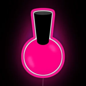 Hot Pink Nail Polish RGB Neon Sign