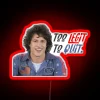 Hot Rod 2 Legit 2 Quit RGB Neon Sign - Image 2