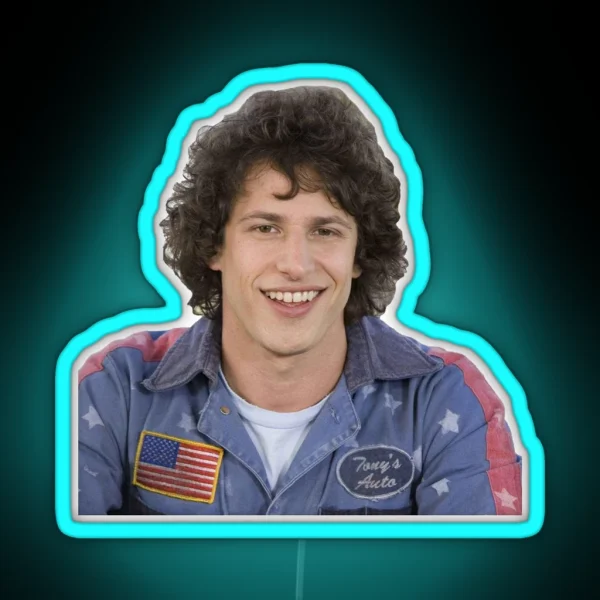 Hot Rod Andy Samberg RGB Neon Sign