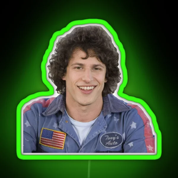 Hot Rod Andy Samberg RGB Neon Sign