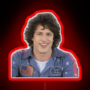 Hot Rod Andy Samberg RGB Neon Sign