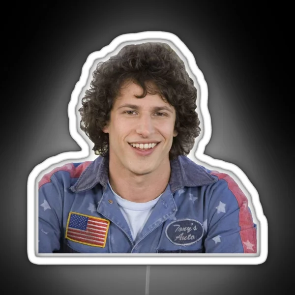 Hot Rod Andy Samberg RGB Neon Sign
