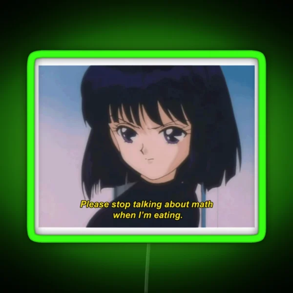 Hotaru Tomoe Sailor Saturn Premium RGB Neon Sign