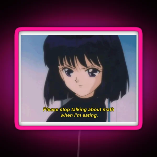 Hotaru Tomoe Sailor Saturn Premium RGB Neon Sign