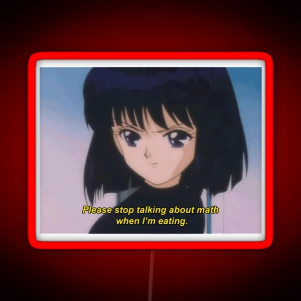 Hotaru Tomoe Sailor Saturn Premium RGB Neon Sign