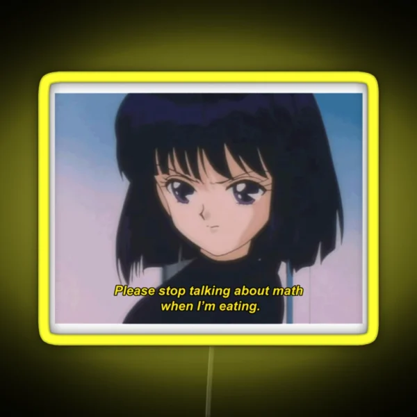 Hotaru Tomoe Sailor Saturn Premium RGB Neon Sign