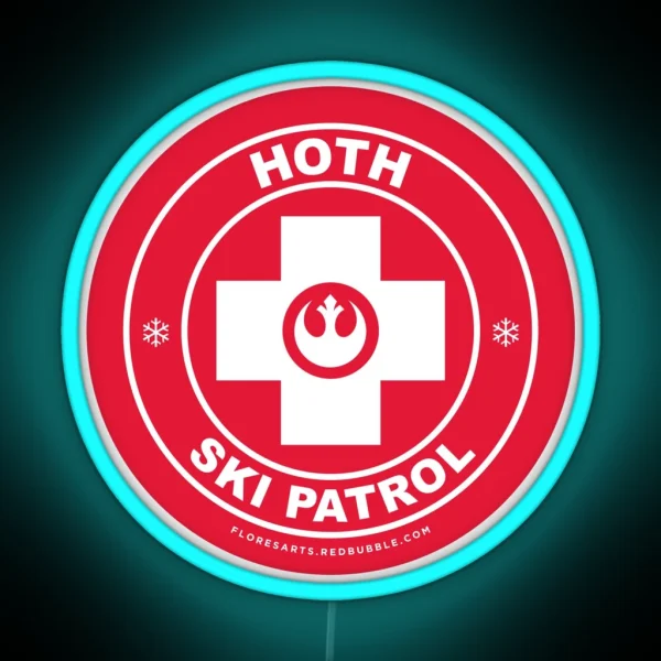 Hoth Ski Patrol RGB Neon Sign