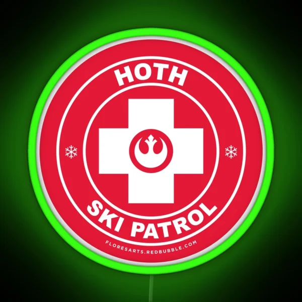 Hoth Ski Patrol RGB Neon Sign