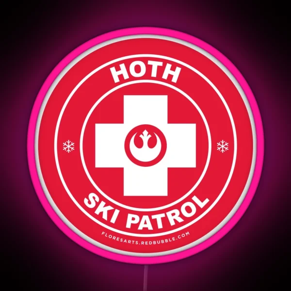 Hoth Ski Patrol RGB Neon Sign