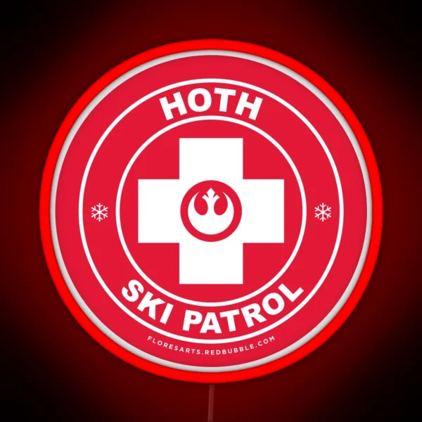 Hoth Ski Patrol RGB Neon Sign