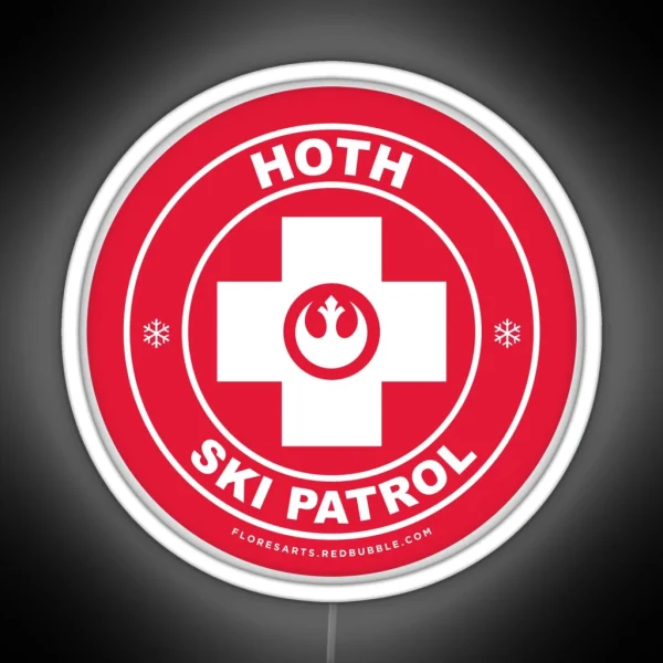 Hoth Ski Patrol RGB Neon Sign