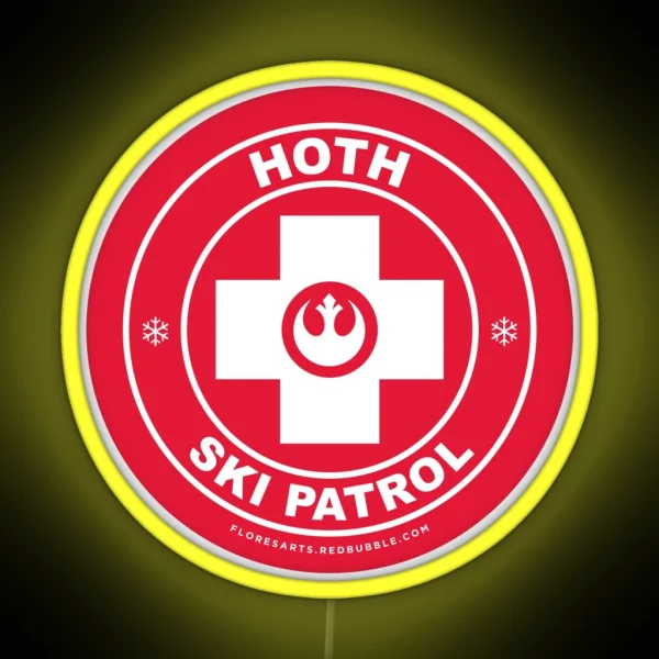 Hoth Ski Patrol RGB Neon Sign