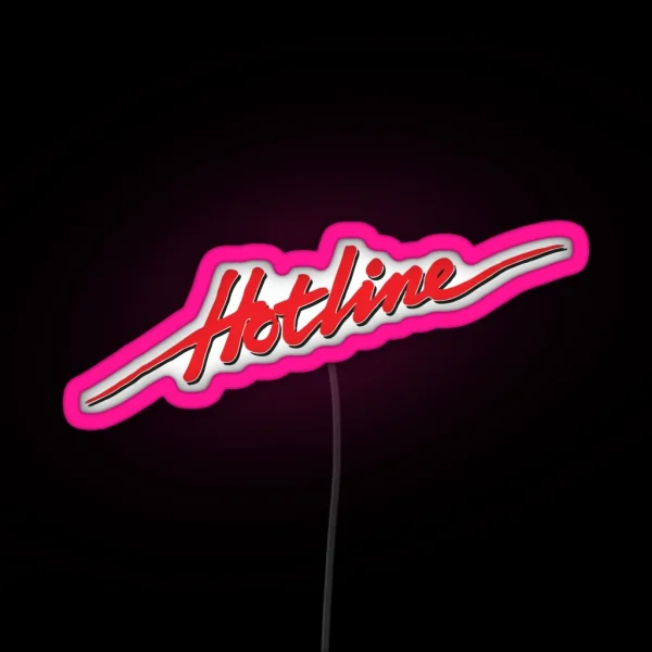 Hotline Script Fixed Gear RGB Neon Sign