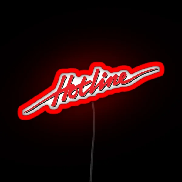 Hotline Script Fixed Gear RGB Neon Sign