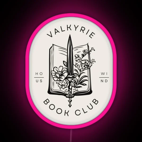 House Of Wind Book Club Nesta Valkryie ACOSF RGB Neon Sign