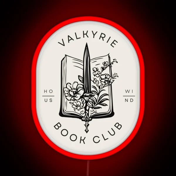 House Of Wind Book Club Nesta Valkryie ACOSF RGB Neon Sign