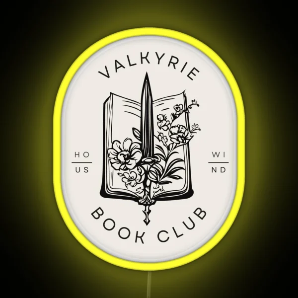 House Of Wind Book Club Nesta Valkryie ACOSF RGB Neon Sign
