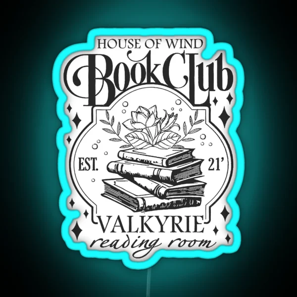 House Of Wind Book Club RGB Neon Sign