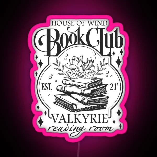House Of Wind Book Club RGB Neon Sign