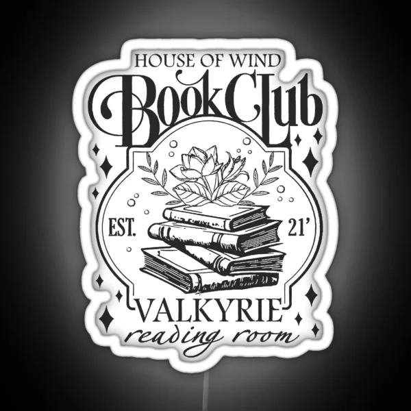 House Of Wind Book Club RGB Neon Sign