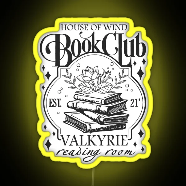 House Of Wind Book Club RGB Neon Sign