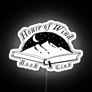 House Of Wind Book Club RGB Neon Sign